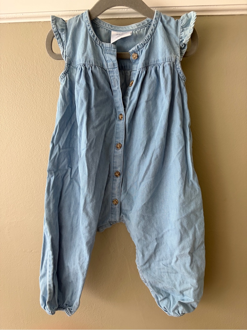 18M chambray romper